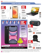 IPhone Angebote im Prospekt "High-Tech, élèctroménager, multimédia" von Carrefour auf Seite 12