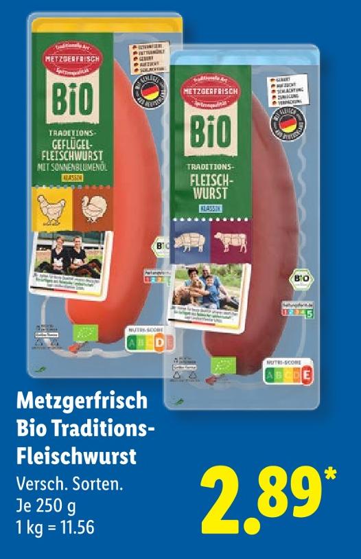 Bio Traditions-Geflügel-Fleischwurst