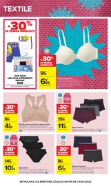 Promos Soutien-Gorge dans le catalogue "LE MOIS DES SUPPORTERS" de Carrefour Soutien-Gorge en promo dans le catalogue Carrefour à la page 65