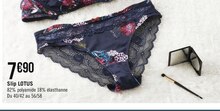 Géant Casino Lons - Slip LOTUS Promo Slip LOTUS dans le catalogue Géant Casino "Toutes en sincère !" à Lons