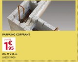 Gedimat Strasbourg - Promo Parpaing coffrant Promo Parpaing coffrant à 1,95 € dans le catalogue Gedimat à Strasbourg