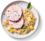 Schnelle Küche Kasseler-Sauerkrautpfanne im Angebot bei Kaufland in Böblingen Schnelle Küche Kasseler-Sauerkrautpfanne Angebote von Gustopur bei Kaufland Böblingen für 3,99 €