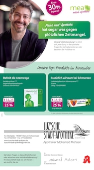 mea - meine apotheke Prospekt der KW 45 "Unsere November-Angebote" Aktueller mea - meine apotheke Prospekt "Unsere November-Angebote" Seite 1 von 4 Seiten