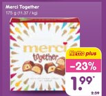 Merci Together im Angebot bei Netto Marken-Discount in Landshut Merci Together Angebote bei Netto Marken-Discount Landshut für 1,99 €