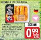 Hähnchen-Oberkeulen-Steaks „Maple Honey“ von Wiesenhof im aktuellen EDEKA Prospekt