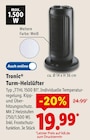 Turm-Heizlüfter bei Lidl im Putlitz Prospekt für 19,99 €