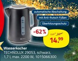 Wasserkocher von TECHNOLUX im aktuellen ROLLER Prospekt für 14,99 €