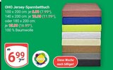 Aktuelles Jersey-Spannbetttuch Angebot bei GLOBUS in Braunschweig ab 6,99 €