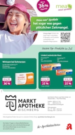 mea - meine apotheke Apotheken Prospekt der aktuellen Woche mit 4 Seiten, gültig von 01.07.2026 bis 31.07.2026, in Memmelsdorf und Umgebung Aktueller mea - meine apotheke Apotheken Prospekt in Memmelsdorf und Umgebung, "Unsere Juli-Angebote" mit 4 Seiten, 01.07.2026 - 31.07.2026
