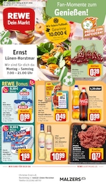 Hackfleisch im REWE Prospekt in Lünen Aktueller REWE Prospekt mit Hackfleisch, "Dein Markt", Seite 1