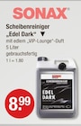Scheibenreiniger „Edel Dark“ im V-Markt Prospekt Scheibenreiniger „Edel Dark“ von SONAX im aktuellen V-Markt Prospekt für 8,99 €