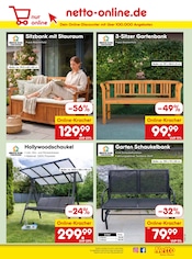 Gartenbank im Netto Marken-Discount Prospekt in Königswinter Aktueller Netto Marken-Discount Prospekt mit Gartenbank, "Aktuelle Angebote", Seite 47