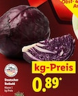 Deutscher Rotkohl für 0,89 € bei Lidl im Angebot Deutscher Rotkohl im aktuellen Lidl Prospekt