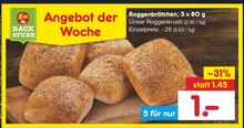 Roggenbrötchen bei Netto Marken-Discount in Unna Roggenbrötchen im Angebot bei Netto Marken-Discount Unna für 1,00 €