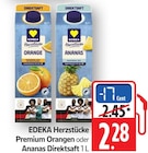 EDEKA - Herzstücke Premium Orangen Direktsaft Angebot im Prospekt Herzstücke Premium Orangen Direktsaft bei EDEKA im Prospekt "" für 2,28 €