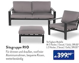 Sitzgruppe RIO M für 399,00 € bei ALDI Nord im Angebot Sitzgruppe RIO M im aktuellen ALDI Nord Prospekt