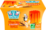 FLAN BIO ET ÉQUITABLE LES 2 VACHES - LES 2 VACHES dans le catalogue Auchan Hypermarché