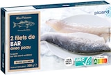 2 filets de bar avec peau ASC - Picard en promo chez Picard 2 filets de bar avec peau ASC - Picard dans le catalogue Picard