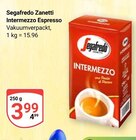 Intermezzo Espresso Angebote von Segafredo Zanetti bei GLOBUS Hoyerswerda für 3,99 €