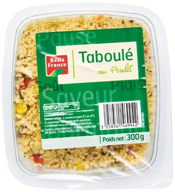 BELLE FRANCE Taboulé au Poulet