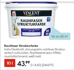 Rauhfasert Strukturfarbe von Vincent im aktuellen Hellweg Prospekt