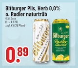 Aktuelle Bitburger Angebote bei Trinkgut in Neuwied Aktuelles Pils, Herb 0,0% Angebot bei Trinkgut in Neuwied ab 0,89 €