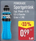 Sportgetränk von Powerade im aktuellen ALDI Nord Prospekt