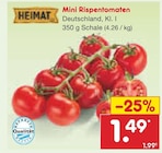 Aktuelle Tomaten Angebote bei Netto Marken-Discount in Ulm Aktuelles Mini Rispentomaten Angebot bei Netto Marken-Discount in Ulm ab 1,49 €