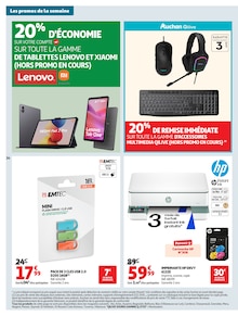 Promotion Multimédia dans le prospectus Auchan Hypermarché, valable du 07/07/2026 au 19/07/2026 Promo Multimédia dans le catalogue Auchan Hypermarché du moment à la page 34