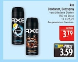 Deodorant, Bodyspray im Angebot bei Marktkauf in Görlitz Deodorant, Bodyspray Angebote von Axe bei Marktkauf Görlitz für 3,59 €