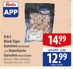H & C Black Tiger Garnelen mit Schale oder blanchierte Garnelen ohne Schale im Angebot bei famila Nordost in Pinneberg H & C Black Tiger Garnelen mit Schale oder blanchierte Garnelen ohne Schale Angebote bei famila Nordost Pinneberg für 12,99 €