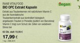BIO OPC Extrakt Kapseln von Raab Vitalfood für 17,99 € bei VITALIA Reformhaus im Angebot BIO OPC Extrakt Kapseln von Raab Vitalfood im aktuellen VITALIA Reformhaus Prospekt