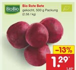 Bio Rote Bete von BioBio im aktuellen Netto Marken-Discount Prospekt für 1,29 €