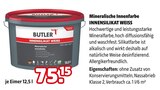 Aktuelle Farbe Angebote bei Götz + Moriz in Freiburg (Breisgau) Aktuelles Mineralische Innenfarbe INNENSILIKAT WEISS Angebot bei Götz + Moriz in Freiburg (Breisgau) ab 85,00 €