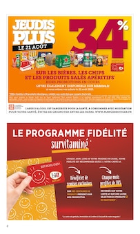 Prospectus Bi1 de la semaine "bi1 supermarché" avec 2 pages, valide du 12/08/2025 au 24/08/2025 pour Lurcy-Lévis et alentours