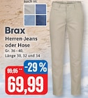 Herren-Jeans oder Hose im Angebot bei Kaufhaus Stolz in Kiel Herren-Jeans oder Hose Angebote von Brax bei Kaufhaus Stolz Kiel für 69,99 €