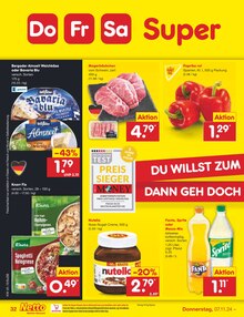 Nutella im Netto Marken-Discount Prospekt "Aktuelle Angebote" mit 54 Seiten (Suhl)