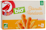 Biscuits Fondants Auchan Baby Bio à 2,65 € dans le catalogue Auchan Hypermarché