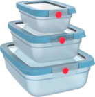 Frischhaltedosen oneClick Set 3x 0,5 L Angebote von Emsa bei Marktkauf Hamburg für 9,99 €