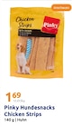 Hundesnacks Chicken Strips von Pinky für 1,69 € bei Action im Angebot Hundesnacks Chicken Strips von Pinky im aktuellen Action Prospekt