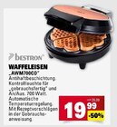 Waffeleisen AWM700CO im Angebot bei E center in Kirchheim Waffeleisen AWM700CO Angebote von Bestron bei E center Kirchheim für 19,99 €