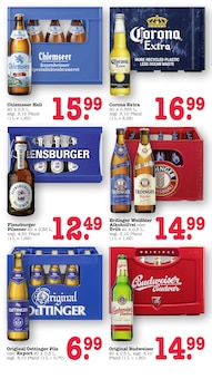 Bier im aktuellen E center Prospekt (Mannheim) Bier im E center Prospekt "Aktuelle Angebote" mit 73 Seiten (Mannheim)