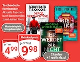 Taschenbuch-Remittenden im Angebot bei GLOBUS in Hof Taschenbuch-Remittenden Angebote bei GLOBUS Hof für 4,99 €