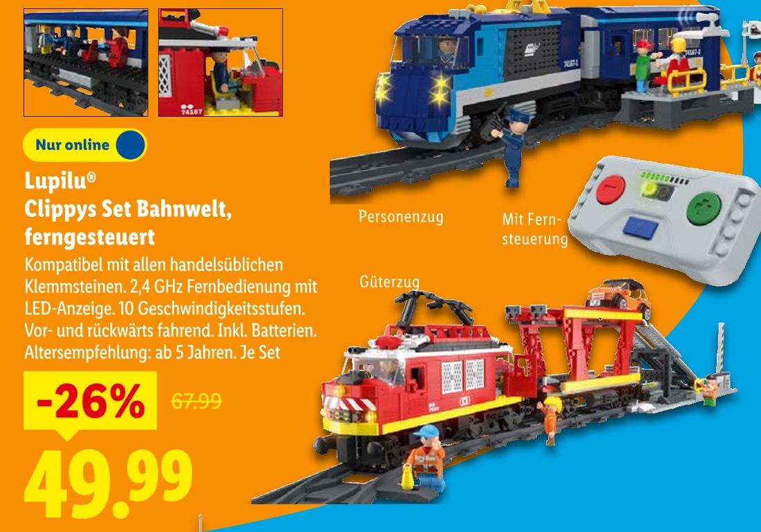 Clippys Set Bahnwelt, ferngesteuert