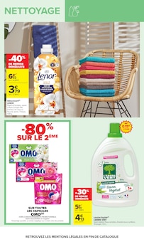 Promotion Assouplissant dans le prospectus Carrefour, valable du 19/05/2026 au 01/06/2026 Promo Assouplissant dans le catalogue Carrefour du moment à la page 52