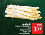 Spargel weiß Angebote bei Marktkauf Leipzig für 3,99 €