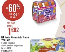 Géant Casino Sigean - Petits Filous Goût Fraise Promo Petits Filous Goût Fraise dans le catalogue Géant Casino "Le mois Casinomania" à Sigean