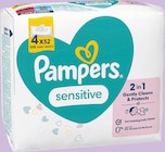 Lingettes Sensitive 4 x 52 - Pampers en promo chez Intermarché Hyper Courbevoie à 3,95 €