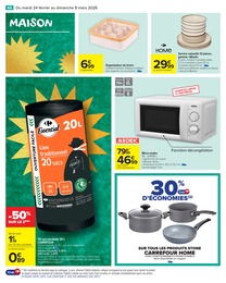 Prix et réduction Poubelle dans le prospectus Carrefour Market en cours Offre Poubelle dans le catalogue Carrefour Market du moment à la page 68