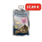 MOMENTS Snack Cream 7 x 90 g poulet et coquilles Saint-Jacques en promo chez Maxi Zoo Clermont-Ferrand à 17,89 €